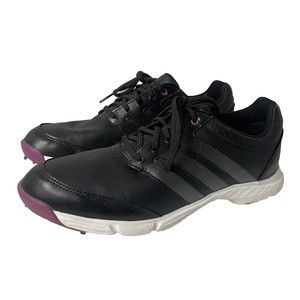 Adidas Golf Response Light Shoes Women’s Black Purple SZ 8 1/2 Fast Ship